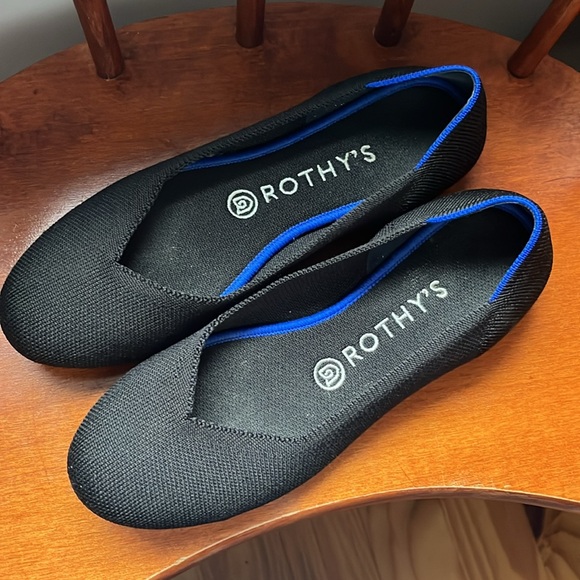 Rothy’s Black The Flat Round Toe Size 8 - Picture 3 of 14